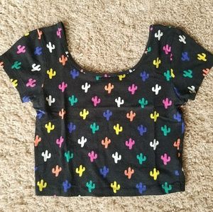 Cactus crop top